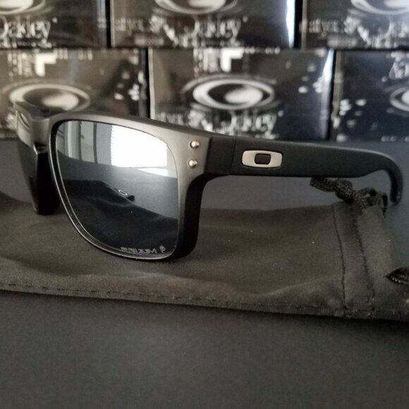 OO9102 Oakley Holbrook Chrome Iridium Prizm Polarized Sunglasses - Picture 2 of 8